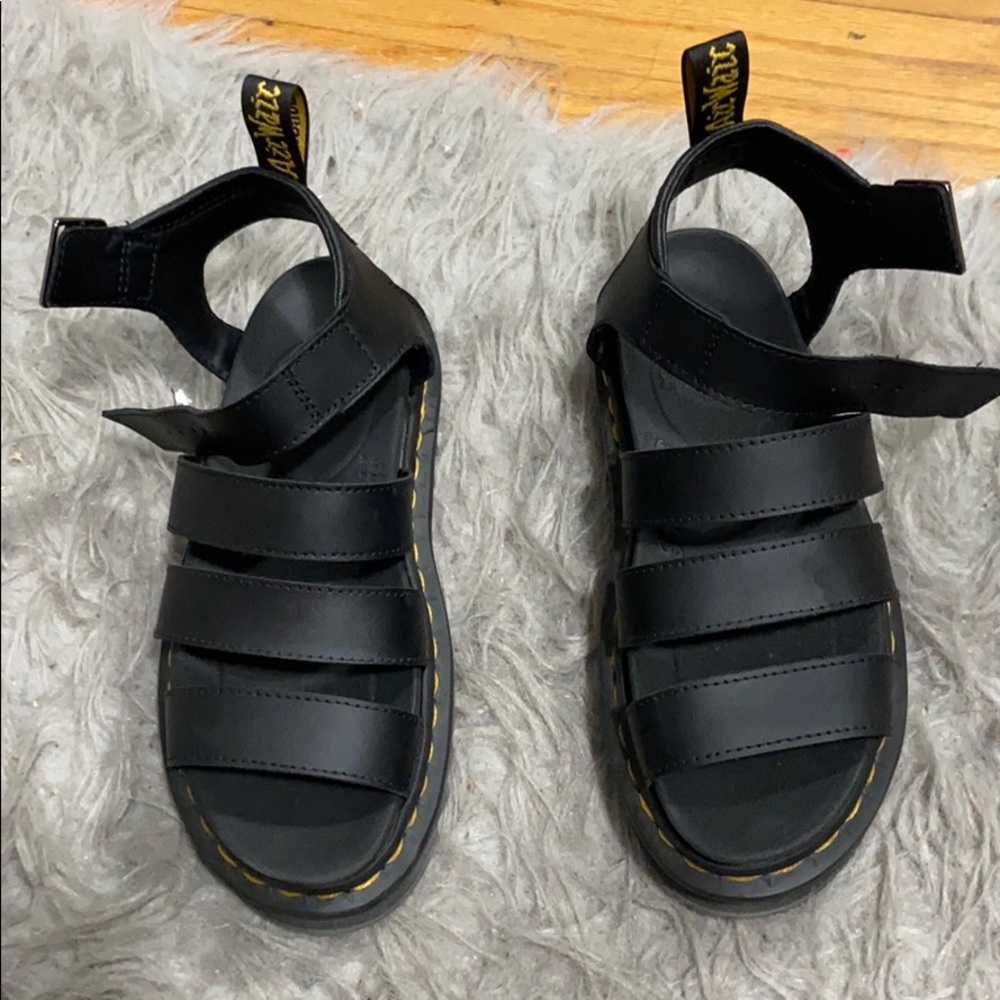 Doc Martens Hydro Leather Blaire Sandal Size 5